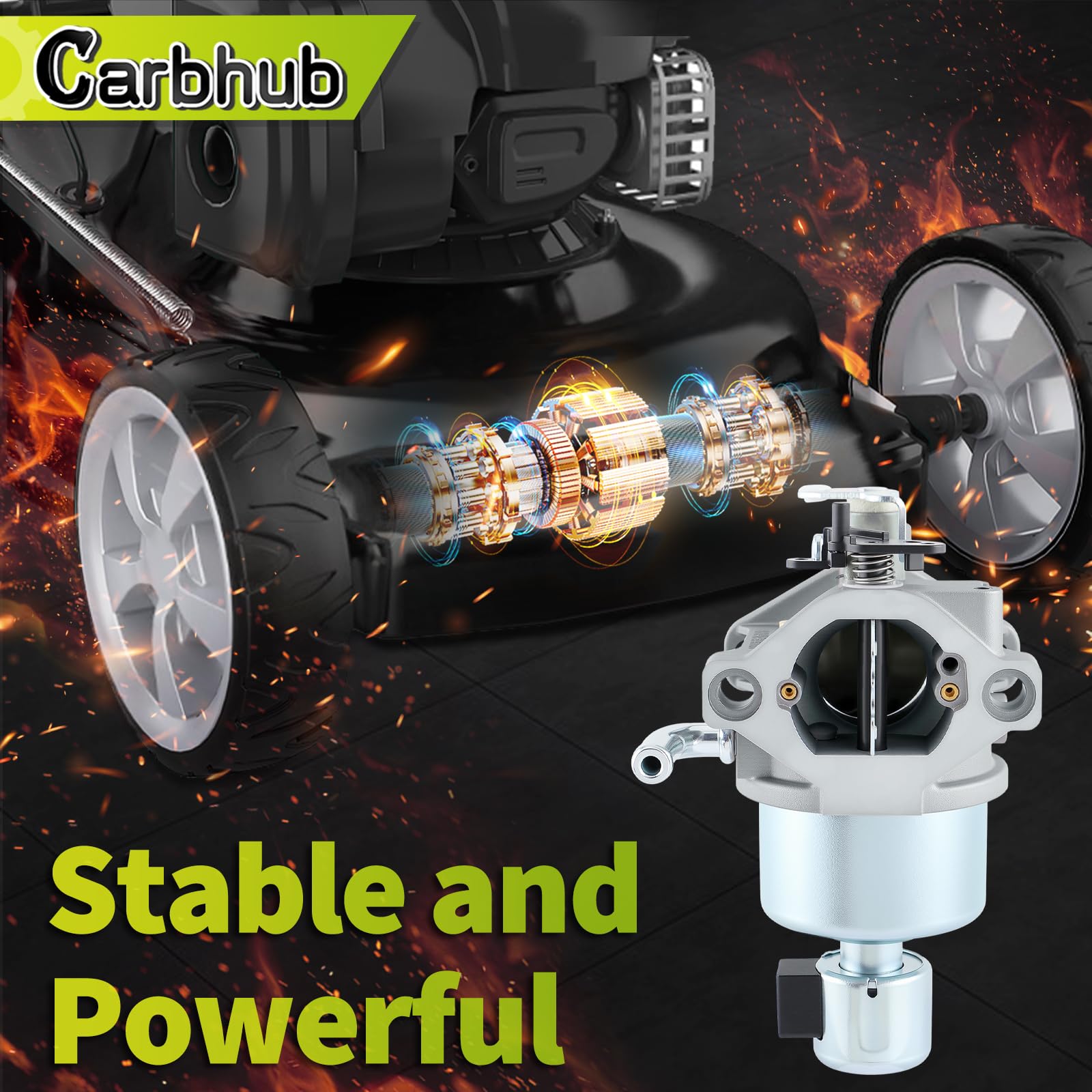 Carbhub carburetor package content demonstrates a complete kit for quick installation