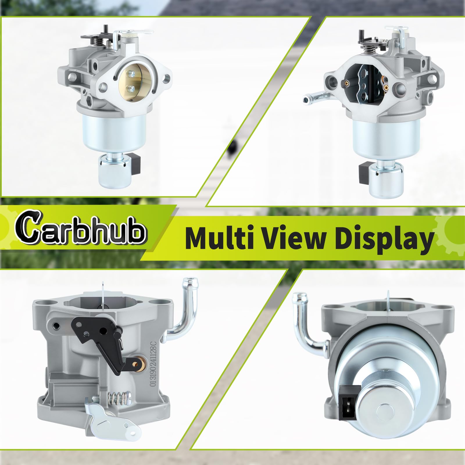 Carbhub carburetor spark plug preview reflects ready-to-use ignition component
