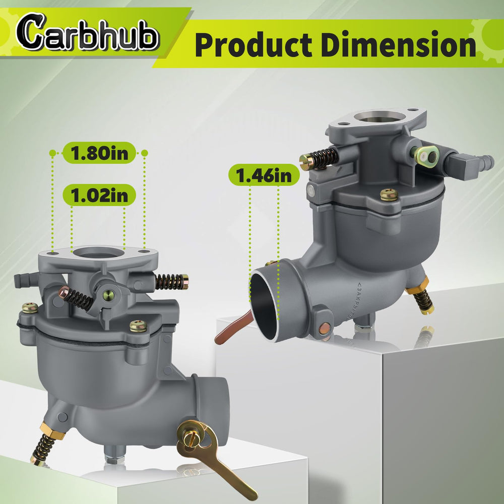 Carbhub two clamps included for secure hose connections