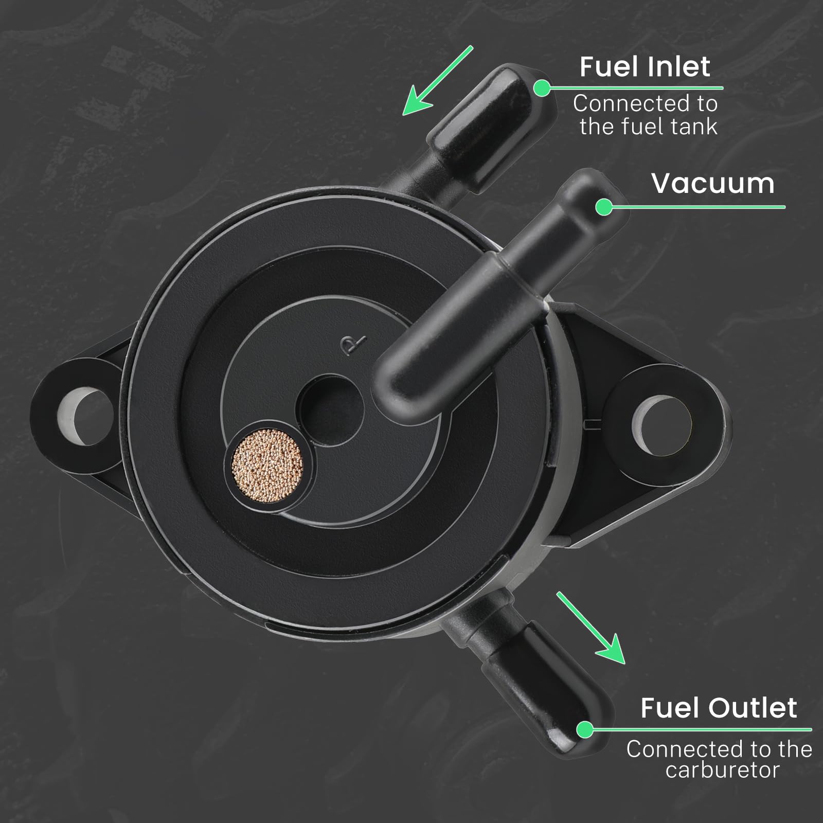 Carbhub fuel filter assembly maintains clean fuel flow for operation