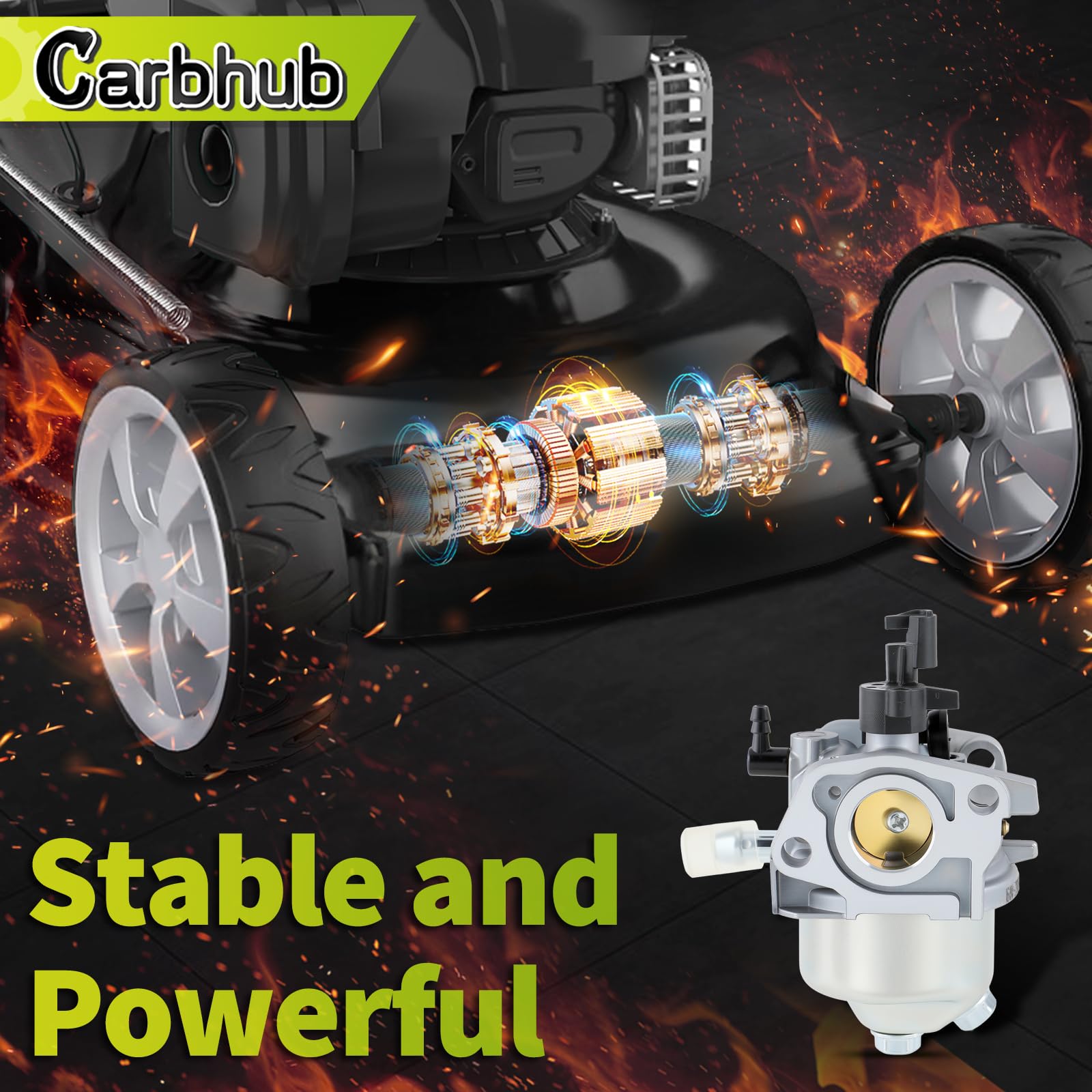 Carbhub Huayi 3.5×7×310 mm fuel line supports clean flow