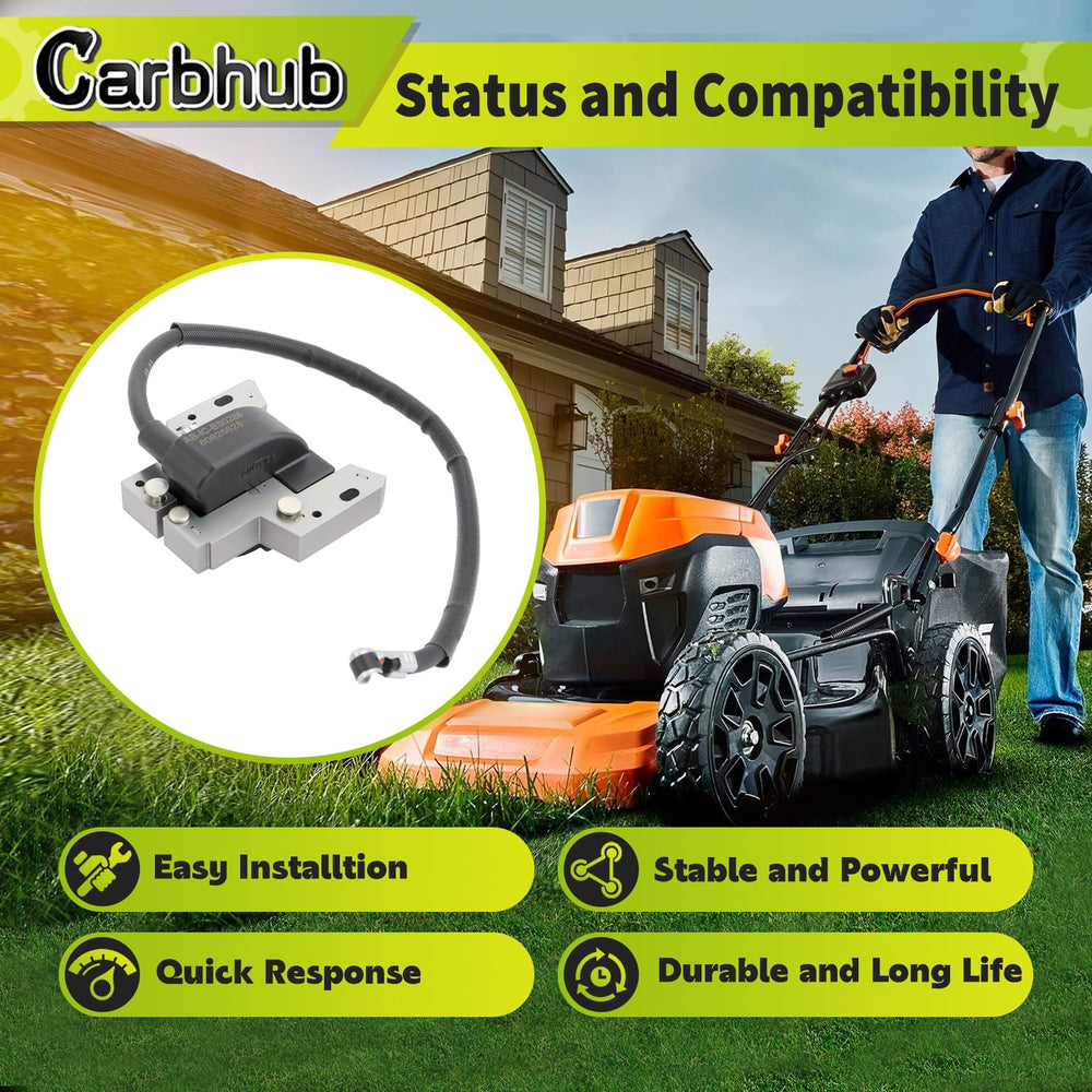 Carbhub ignition coil for Toro 20180 lawn mower providing reliable ignition.