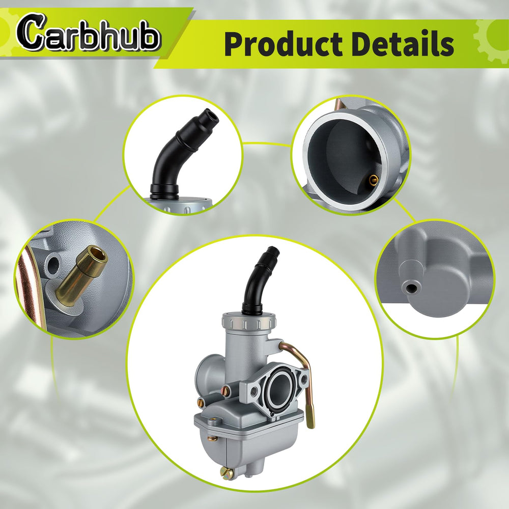 Close-up of Carbhub PZ20 with fuel filter and mounting details