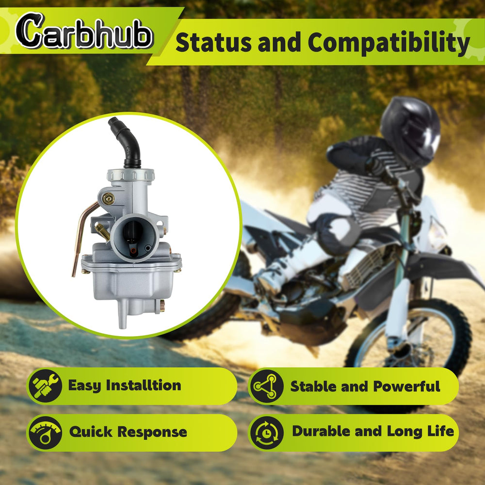 Carbhub PZ20 carburetor installation view for easy mounting