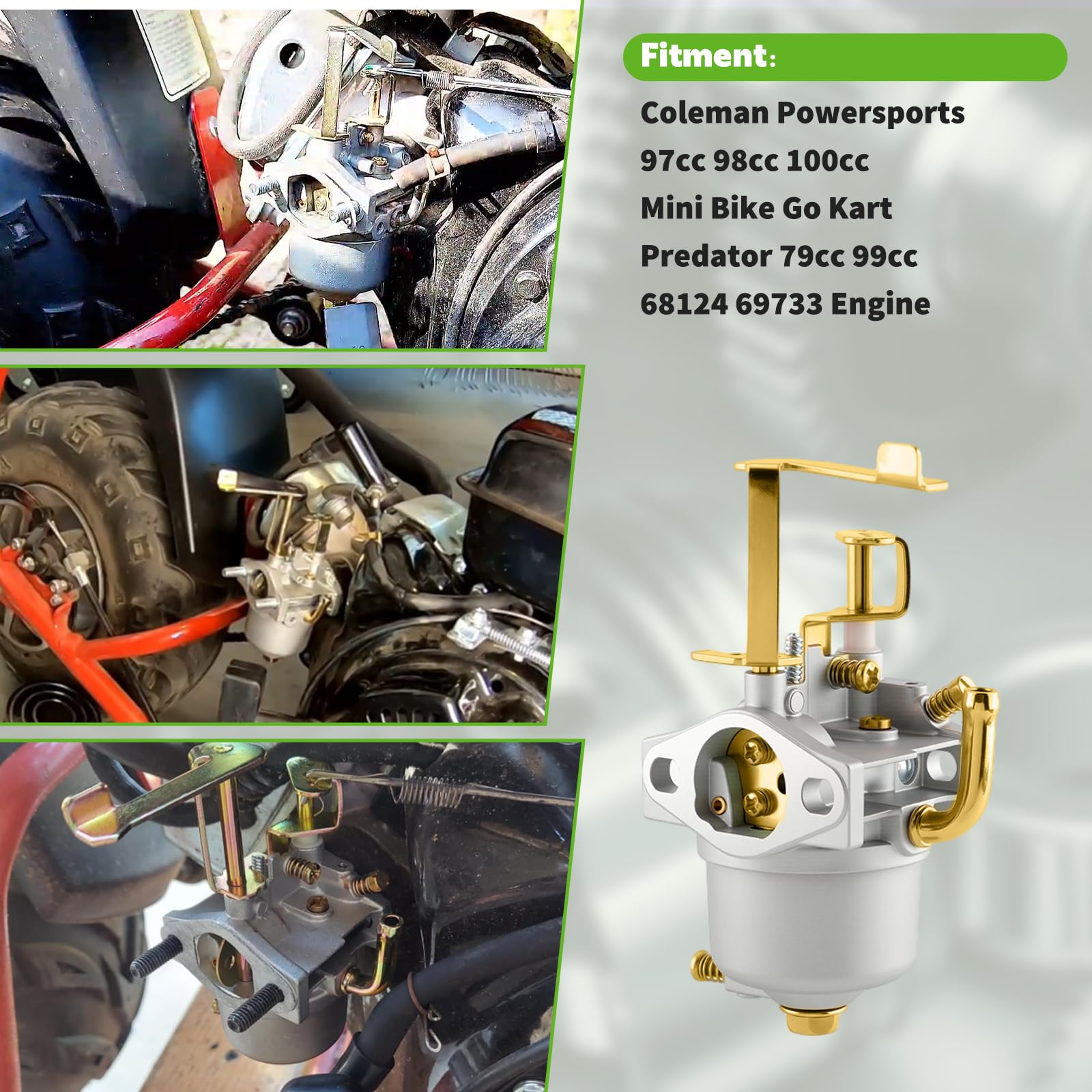 Carbhub spark plug included for improved ignition consistency