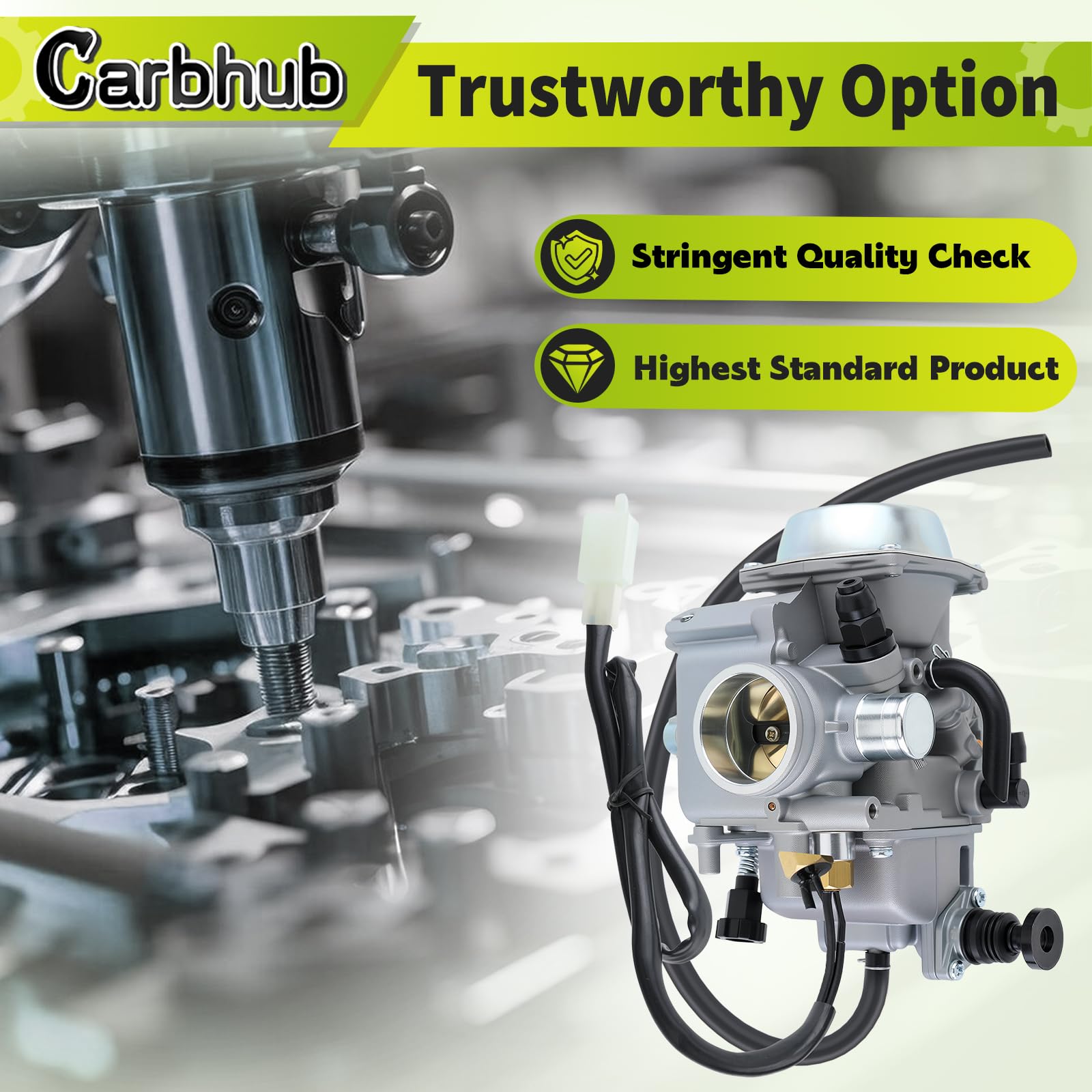 Carbhub throttle base cover black with screw included for quick swap