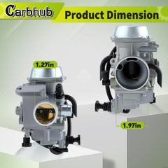 Carbhub TRX300 spark plug included for ignition.
