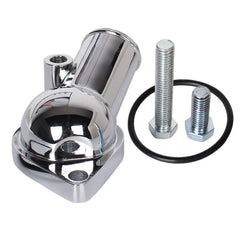 CarBole 21-degree chrome water neck close-up highlights premium chrome finish and fit.