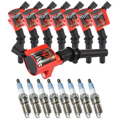 CarBole eight-pack curved boot ignition coils close-up for reliable ignition