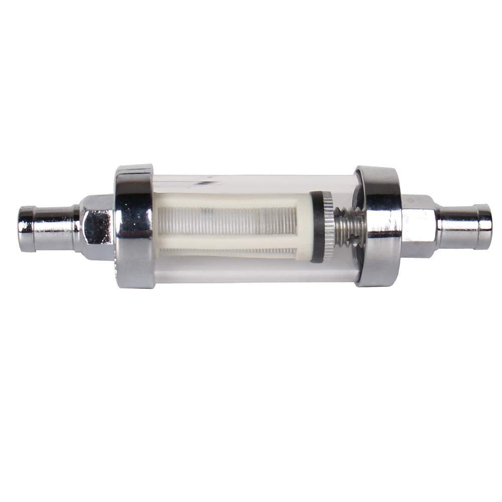 CarBole 9748 3/8 in hose connection fits common fuel lines.