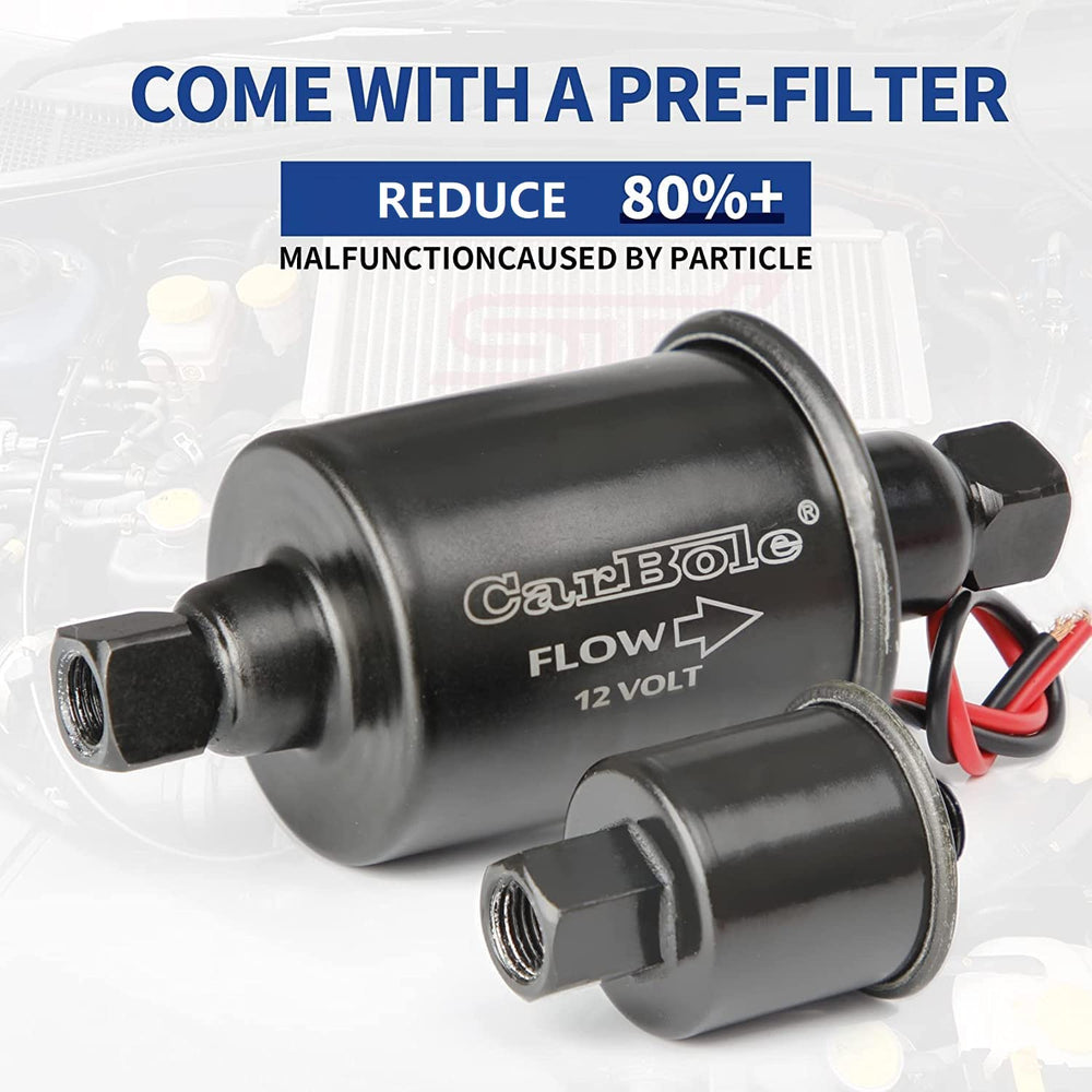 CarBole E8012S cross-reference label helps verify replacements.
