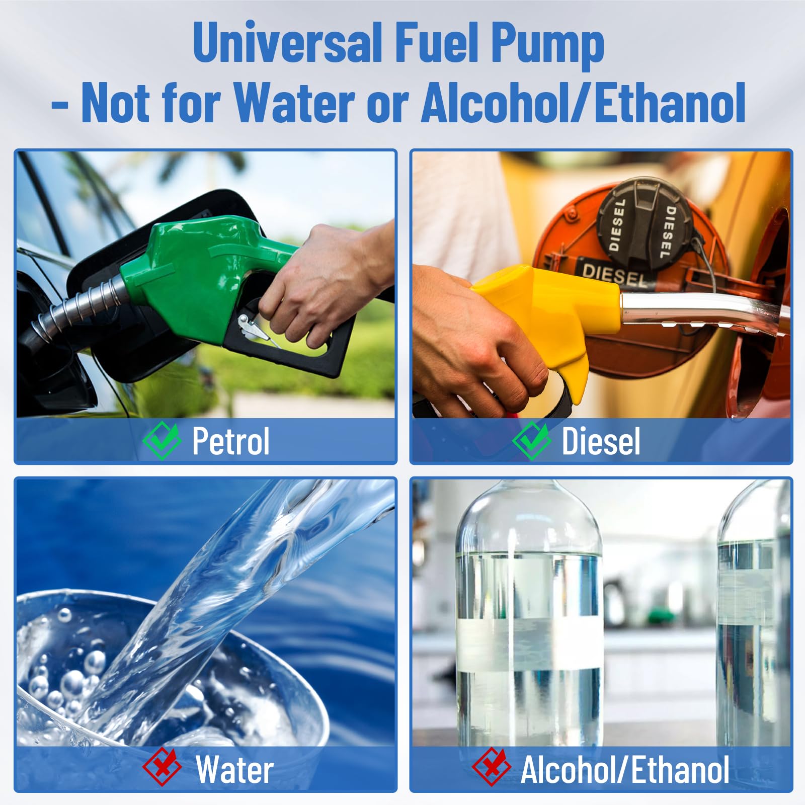 CarBole external inline pump mounted under the tank enables gravity fed startup