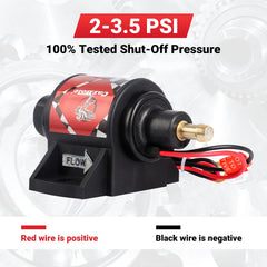CarBole 12V pump with two-wire design for easy installation