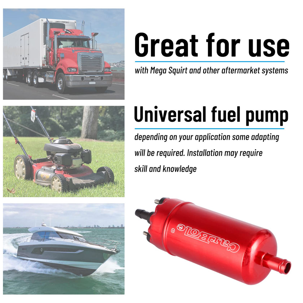 CarBole pump features robust corrosion-resistant plastic parts