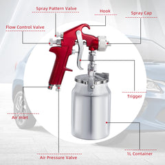 CarBole 1.3mm nozzle for fine coats on furniture and cabinets