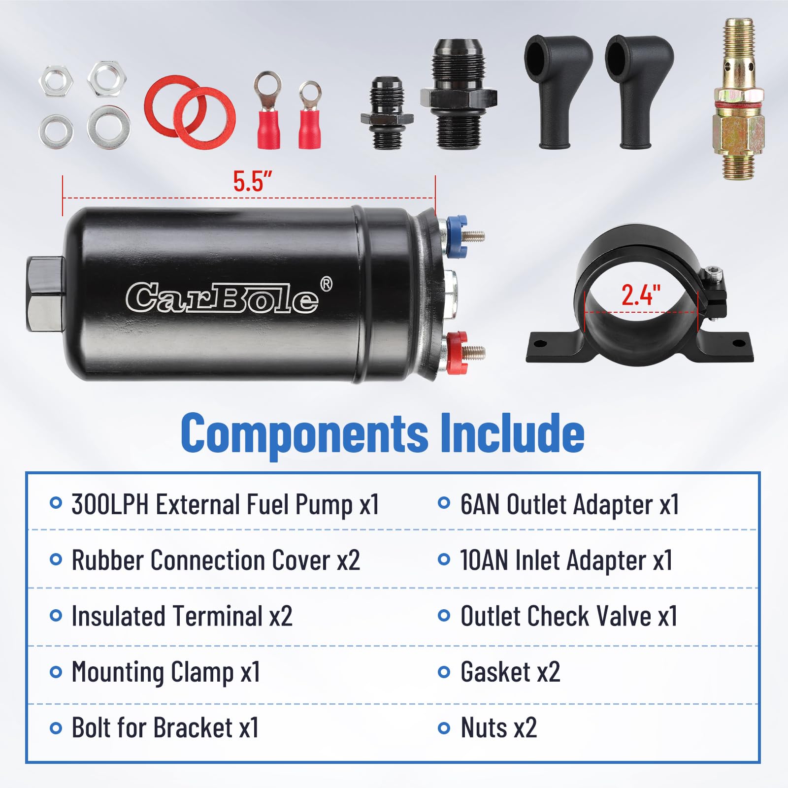 CarBole pump supports higher horsepower turbocharged engines