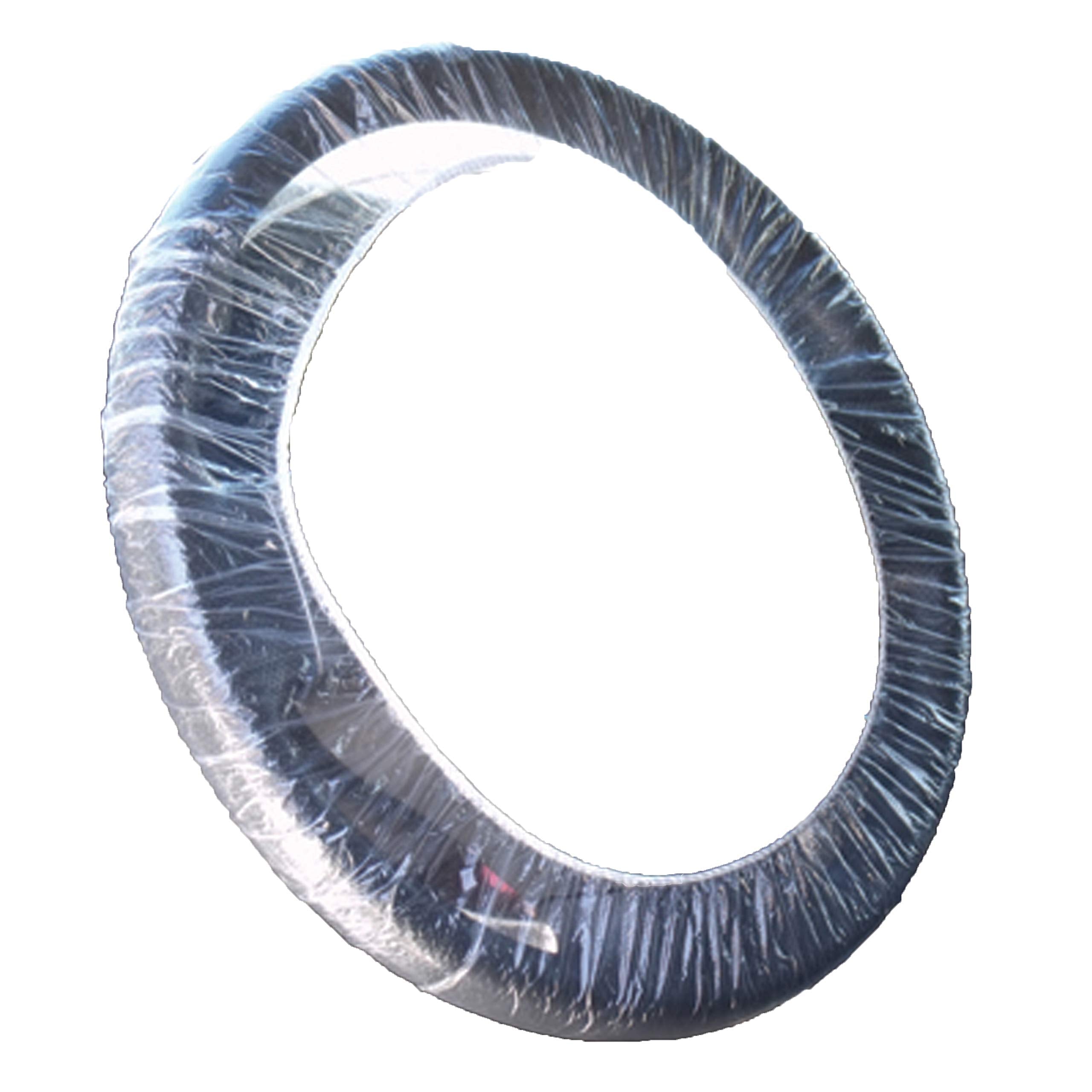 CarBowz disposable steering wheel cover with elastic bands for fast, clean service.
