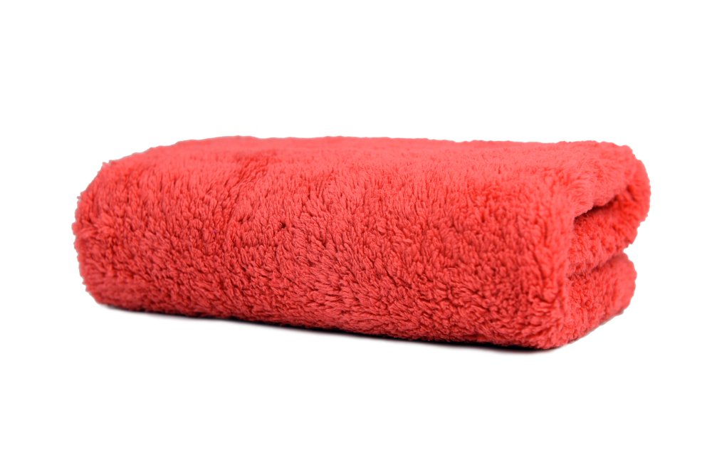 CARCAREZ 16x16 inch microfiber towel ideal for precise car detailing.