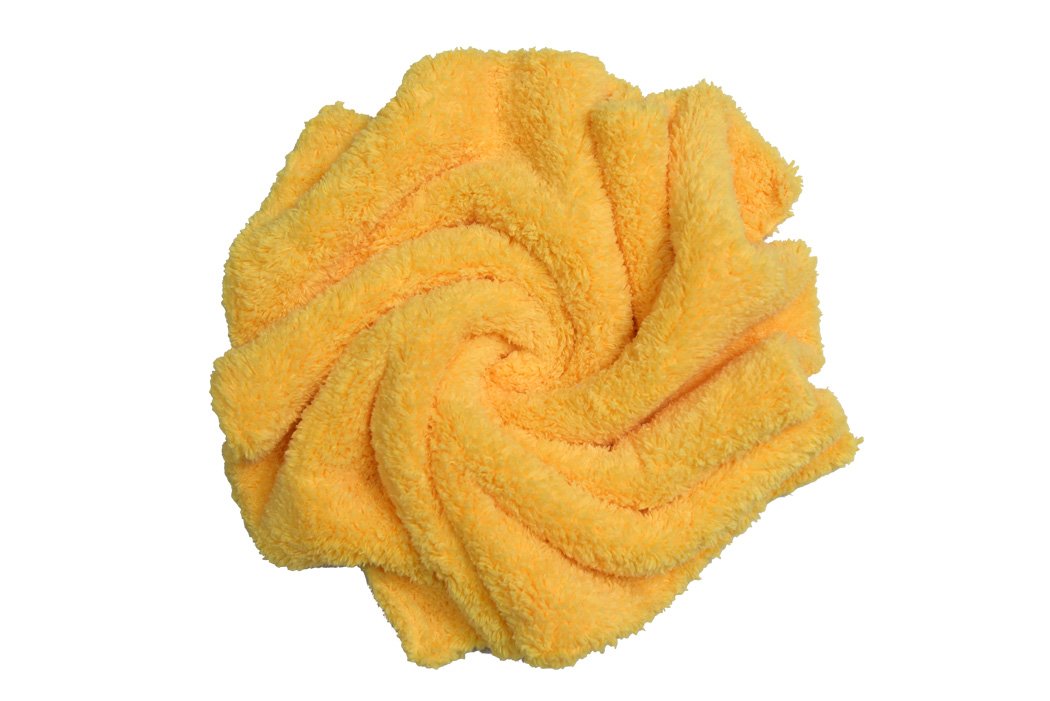CARCAREZ soft plush microfiber towel for car surfaces and finishes