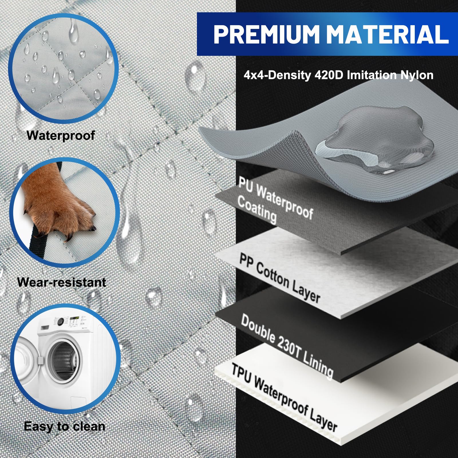 CarChic window inserts blend with the door protector for seamless use.