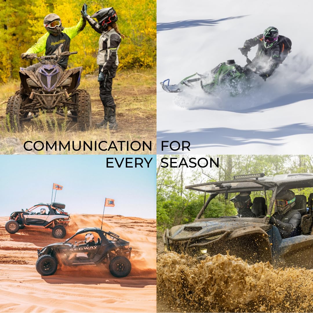 Cardo PackTalk Edge freedom to roam enabling motion without vehicle dependency.
