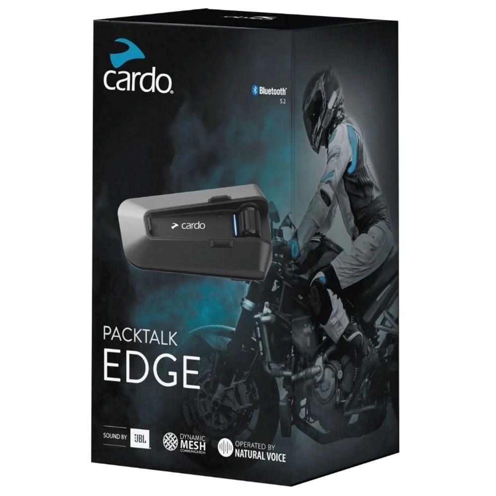 Cardo PACKTALK Edge waterproof design ready for all-weather riding