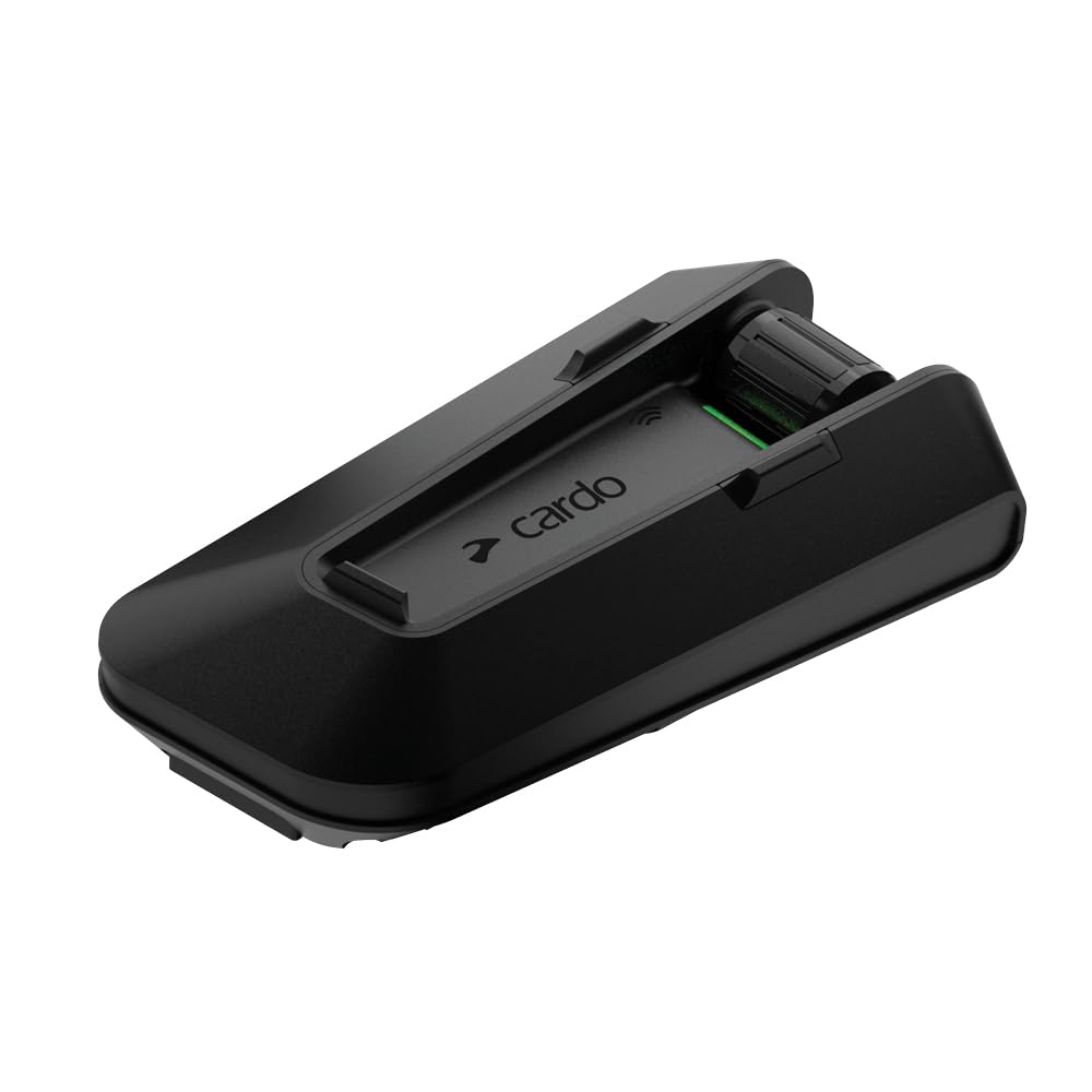 Cardo PACKTALK PRO matte black exterior adds stealth style.