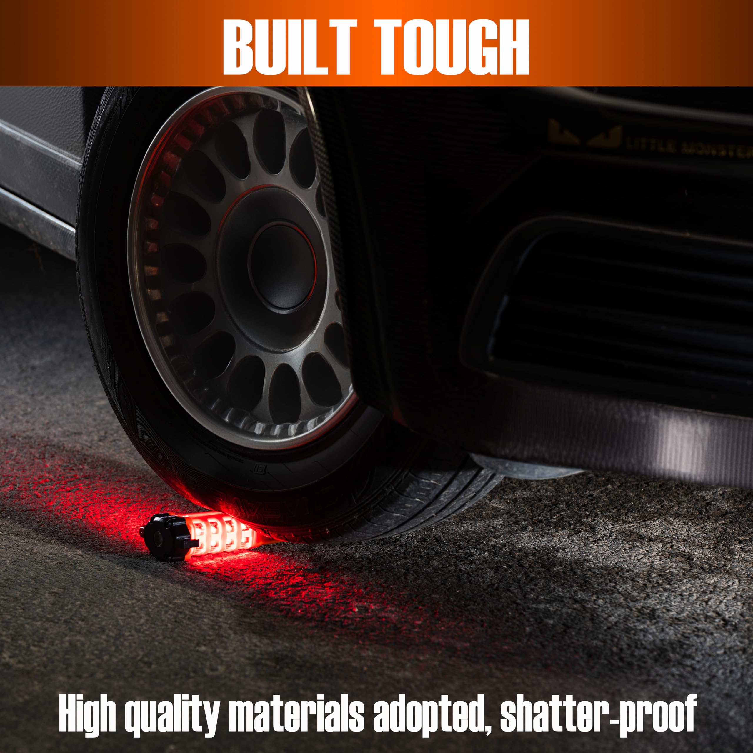 CareLite flashlight red beacon mode for roadside signaling at night