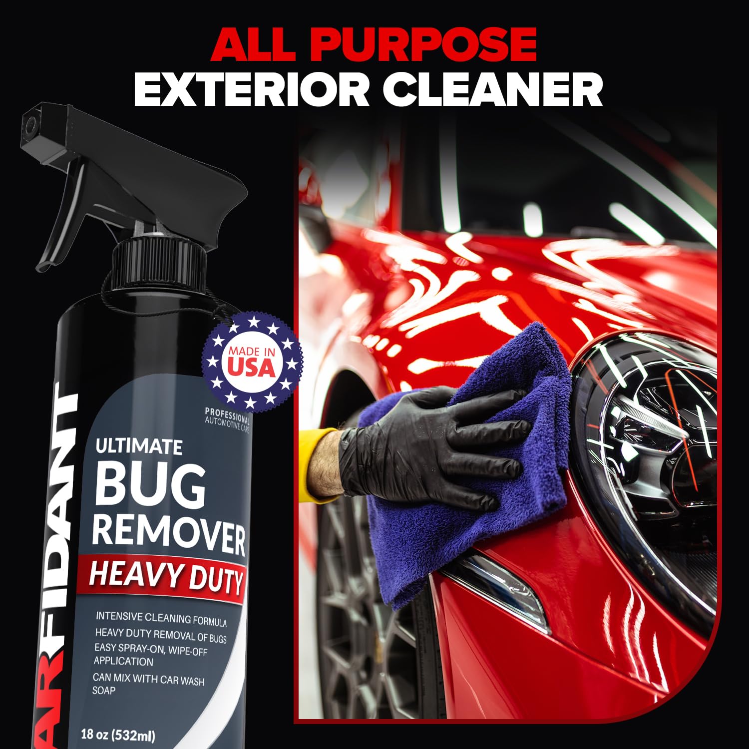 USA-made exterior cleaner for car detailing