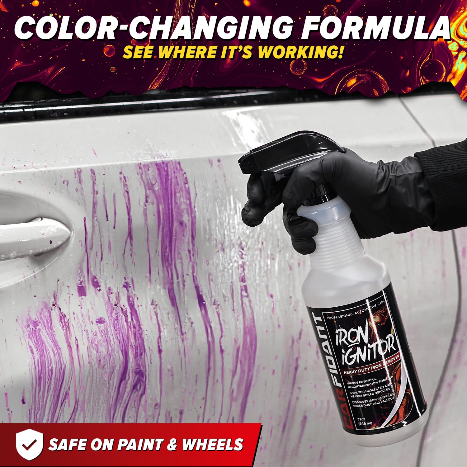 Carfidant Iron Ignitor safe-on-paint proves pH-neutral protection for coatings