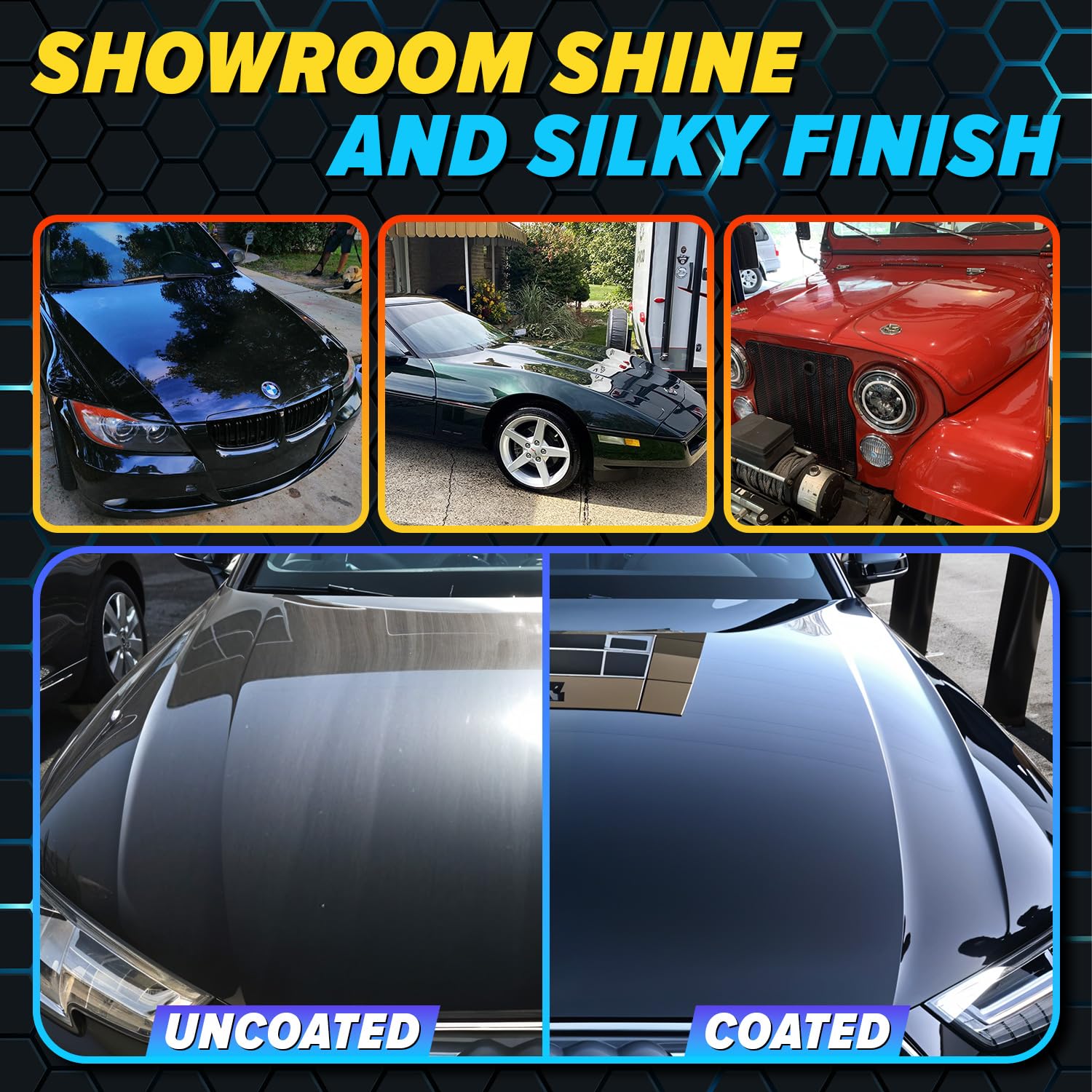 Carfidant Paint restoration before and after with DIY detailing