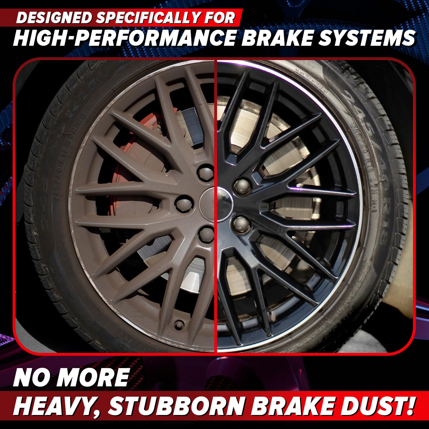 Carfidant Rim Reactor safe on chrome painted and alloy wheels