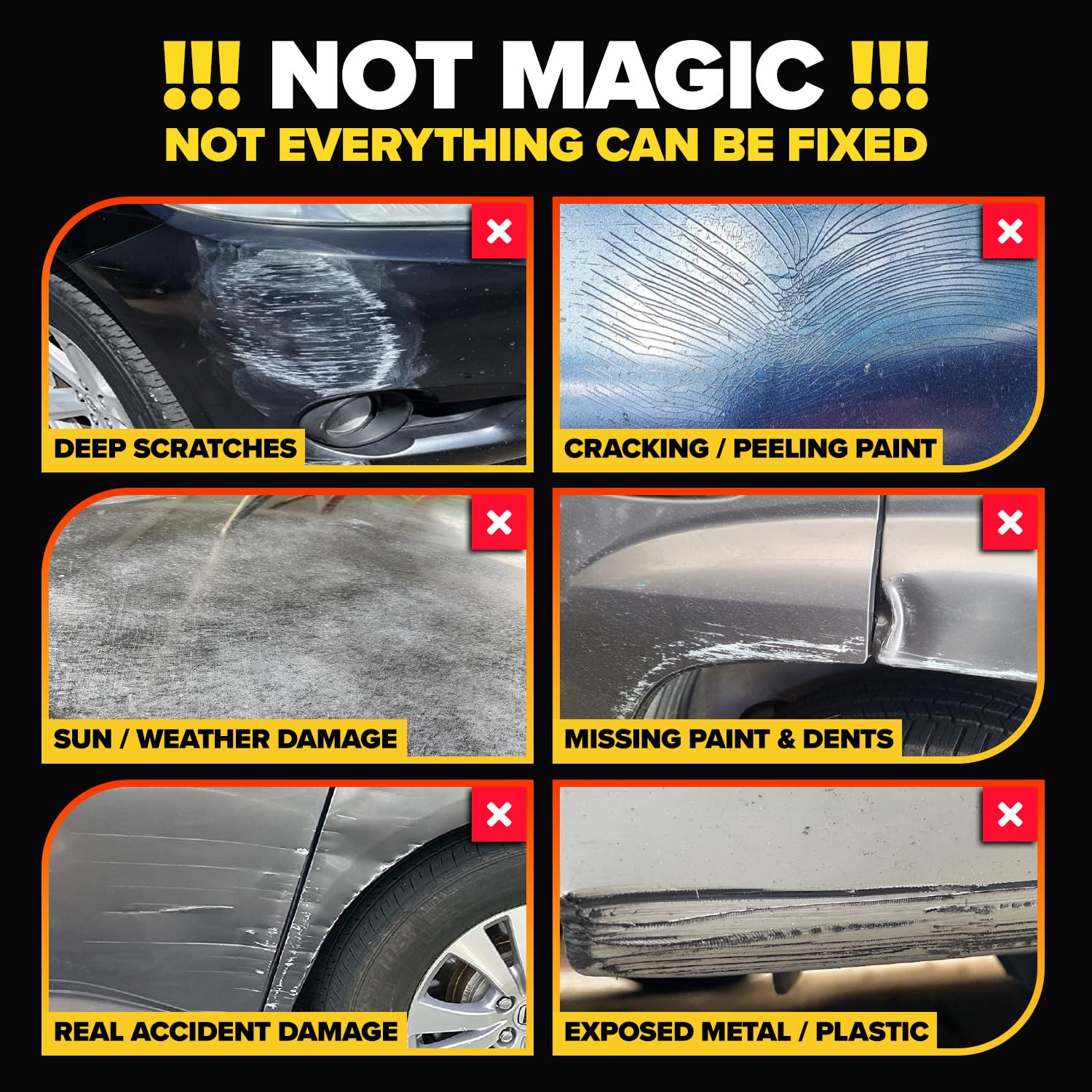 Carfidant water spot removal results in a cleaner paint appearance.