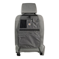 Carhartt seat back organizer water bottle pocket keeps drinks within reach on the road.