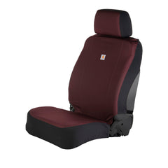 Carhartt universal nylon duck seat cover front view protects against daily wear