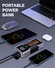 CARHEV large LED display closeup showing remaining battery percentage