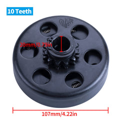 Carkio Go Kart clutch compatible with 40/41/420 chain for versatile drivetrain setups