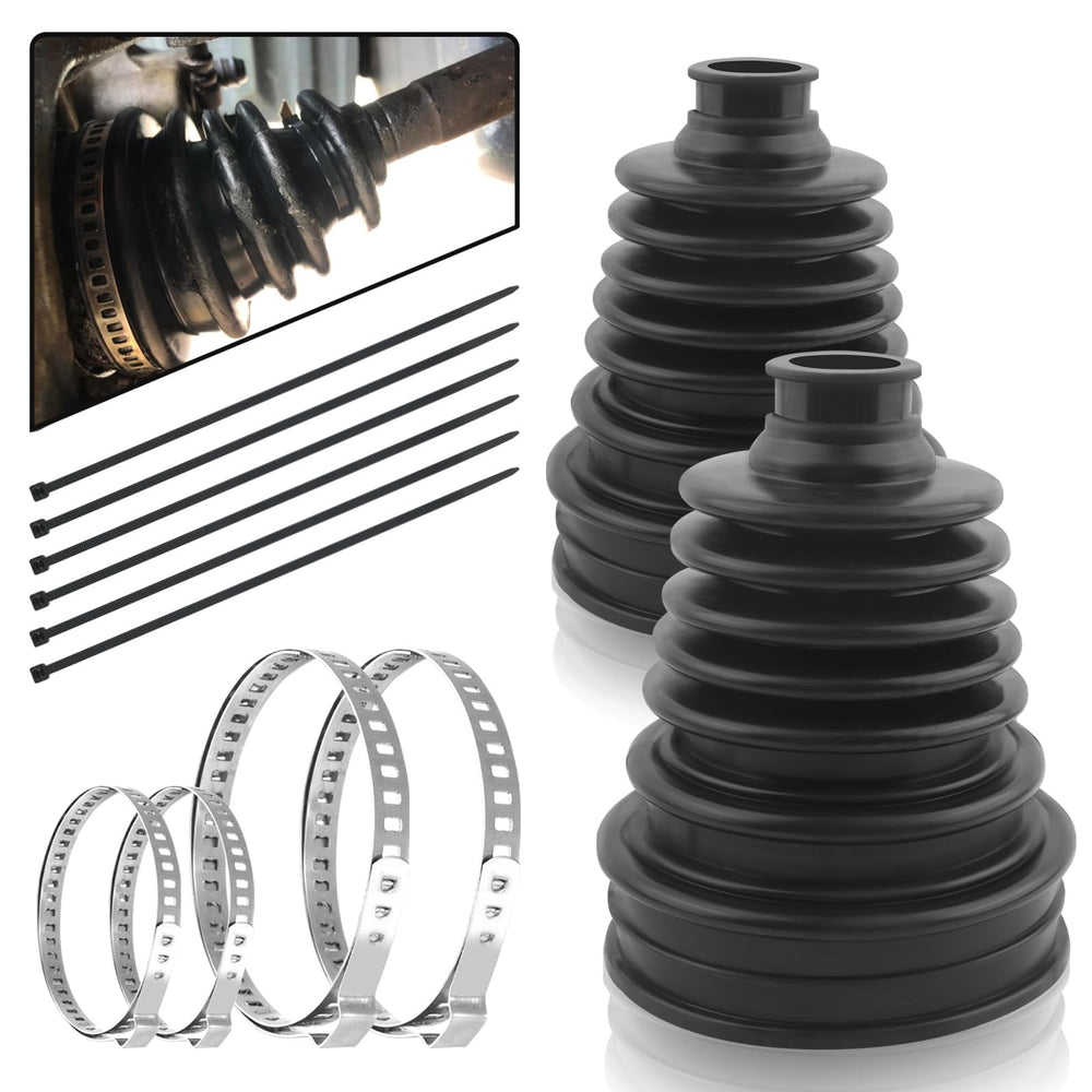 Carleef CV boot kit with clamps and ties for easy axle protection