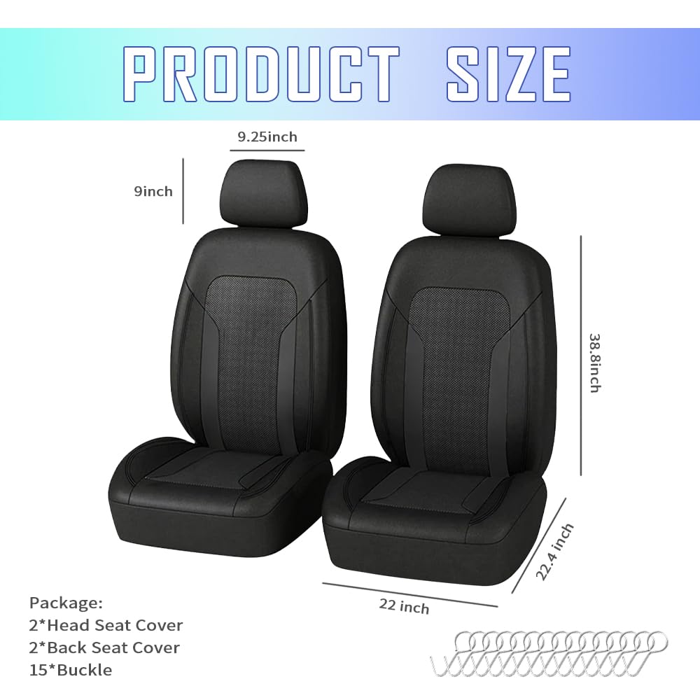Carleef breathable mesh seat cover improves ventilation on hot days