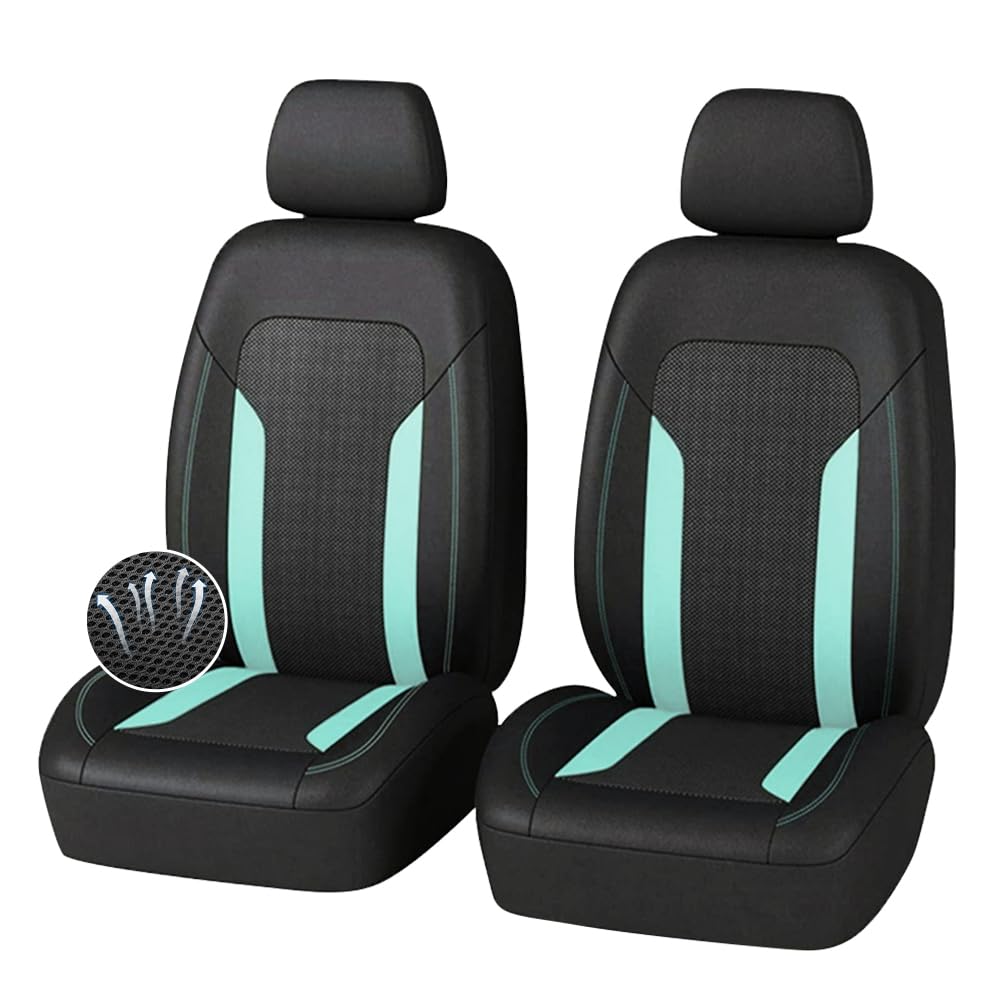 Carleef cooling seat covers with mesh front seat improve airflow for a cooler ride