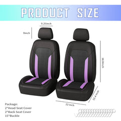 Carleef universal-fit seat protector compatible with airbags and belts.