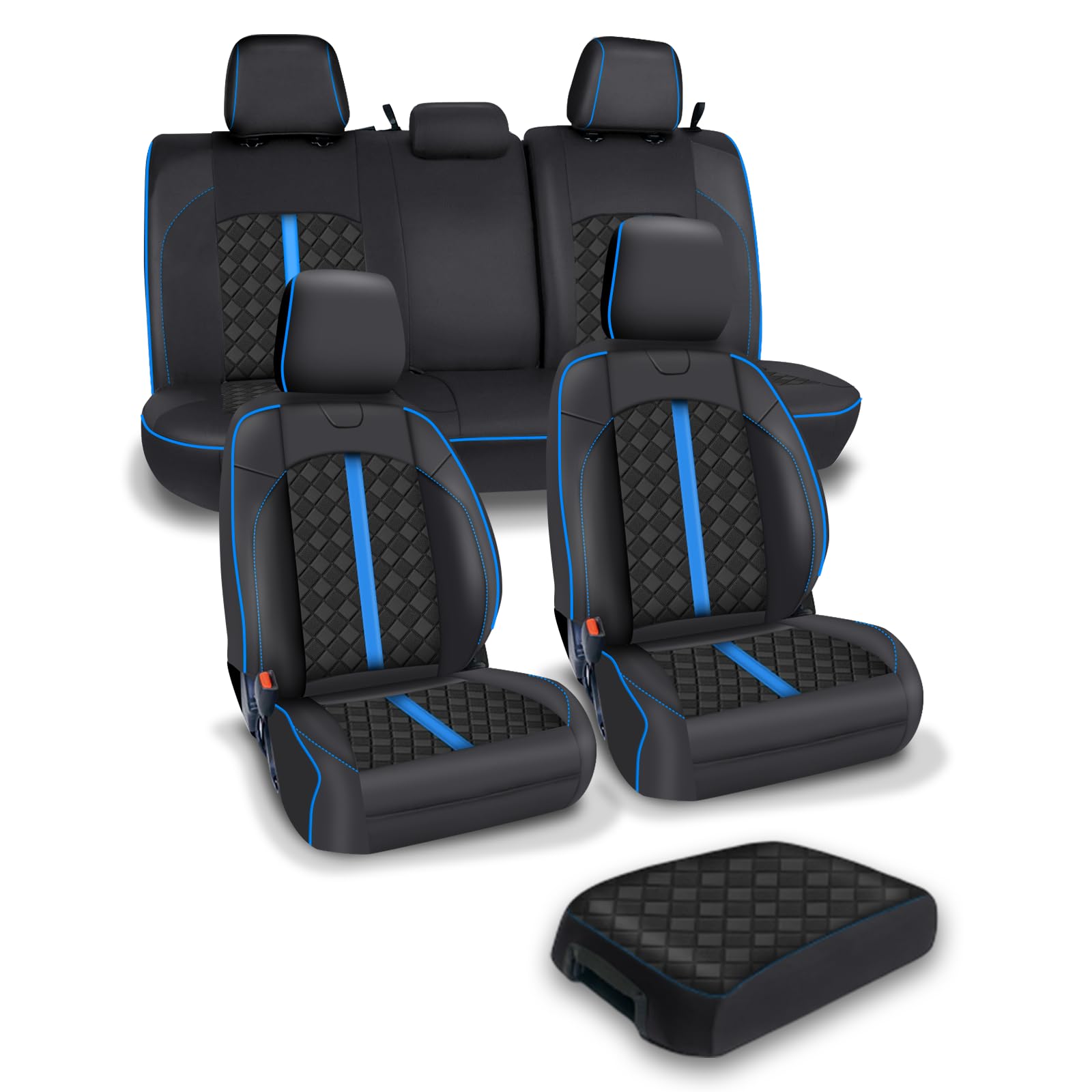 Carlimeki airbags-compatible seat covers preserve safety while upgrading Tacoma interior.