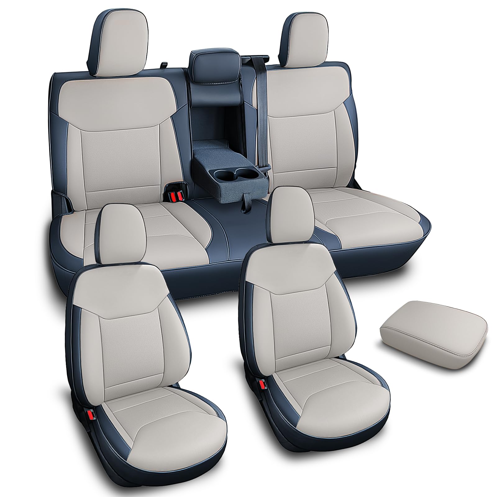 Carlimeki armrest included Maverick cover illustrating complete front seating protection.
