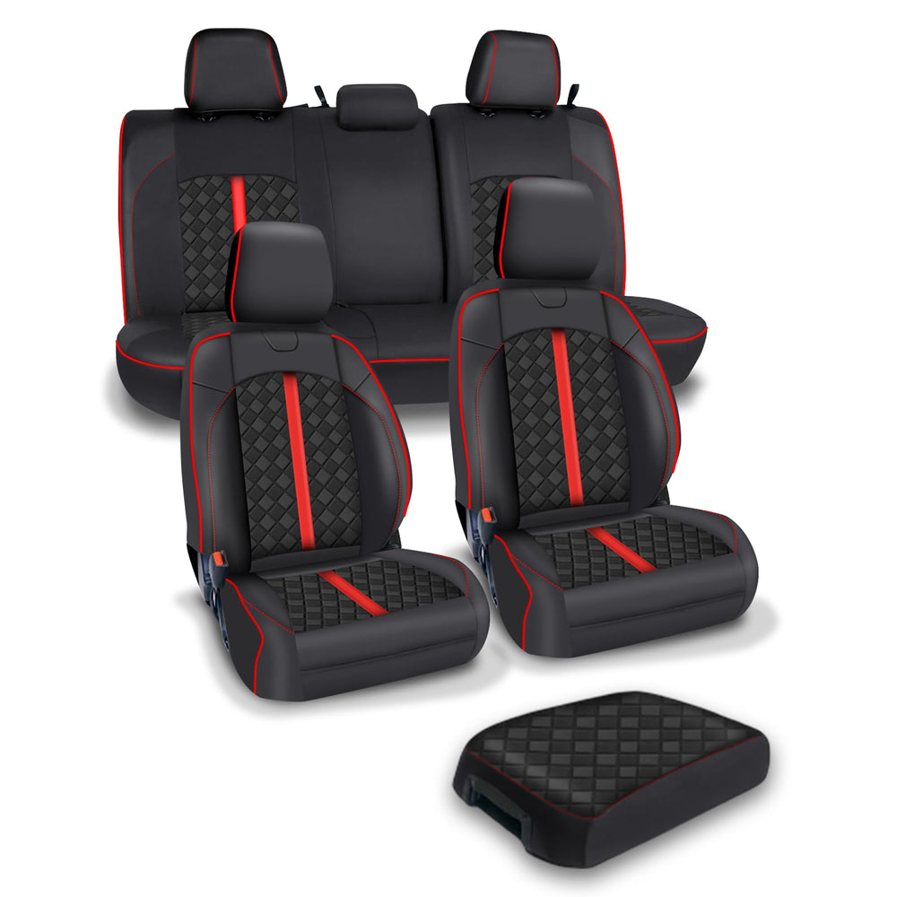 Carlimeki center console armrest covers for Tacoma Gen3 upgrade.
