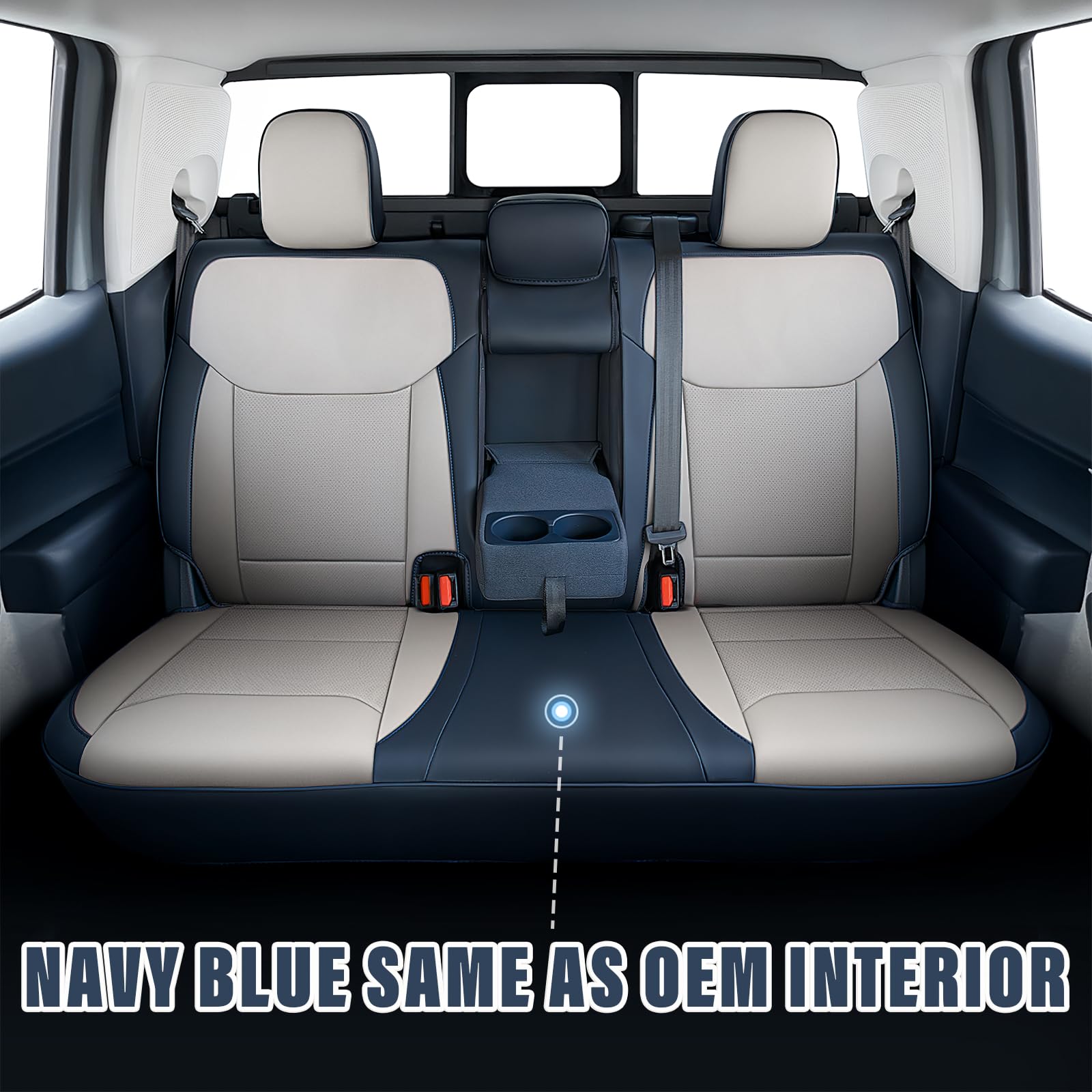 Carlimeki faux leather interior upgrade for Maverick highlights waterproof ease of cleaning.