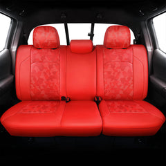 Carlimeki front-seat cover installed, showcasing refreshed interior protection for Tacoma Gen3.