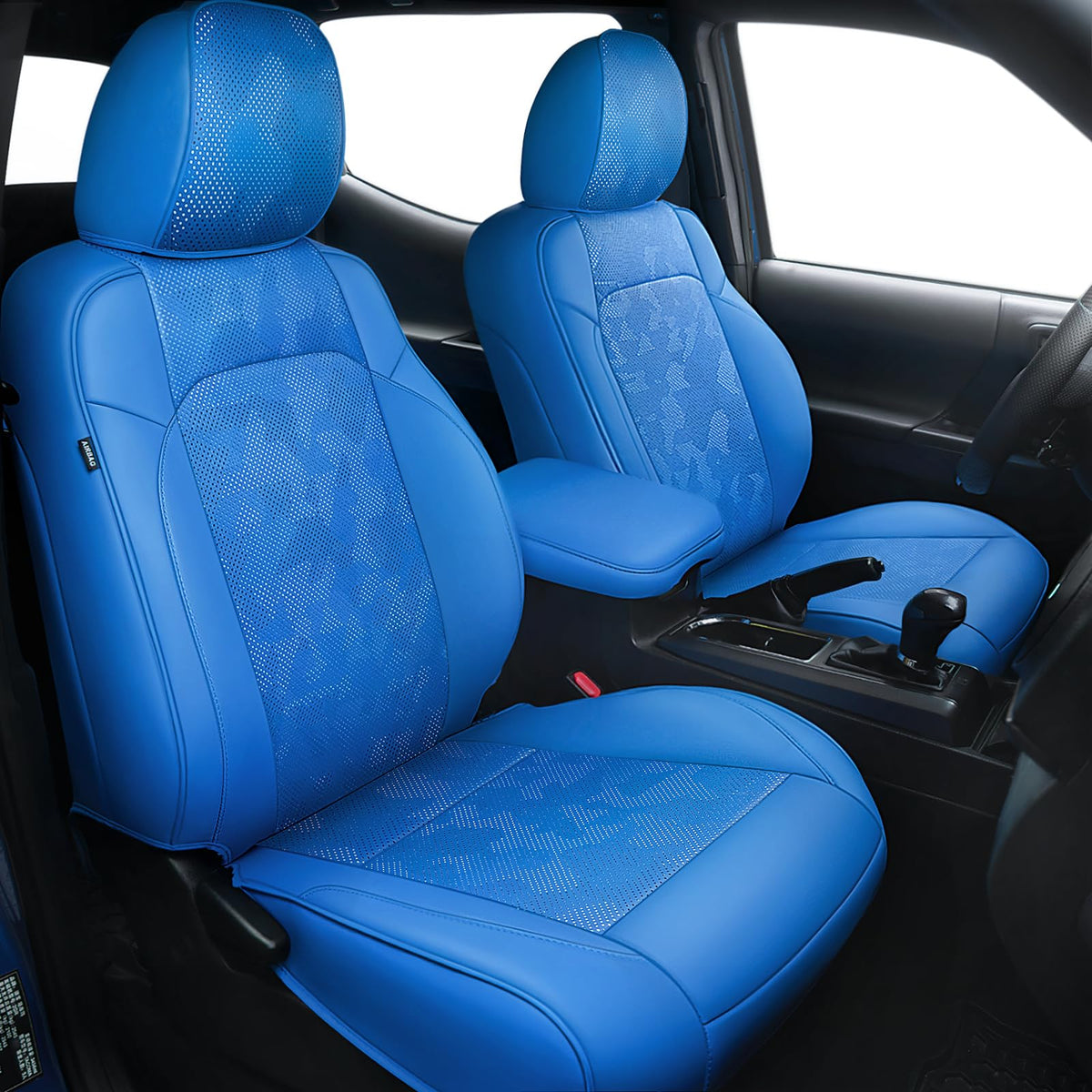Carlimeki leather seat covers for Tacoma Gen3 full set protect seats and refresh interior.