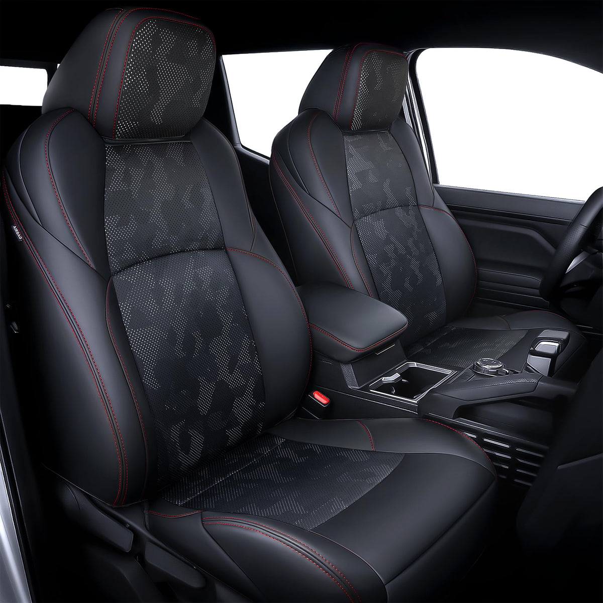 Carlimeki Tacoma Gen 4 front seat covers protect seats with a premium look.