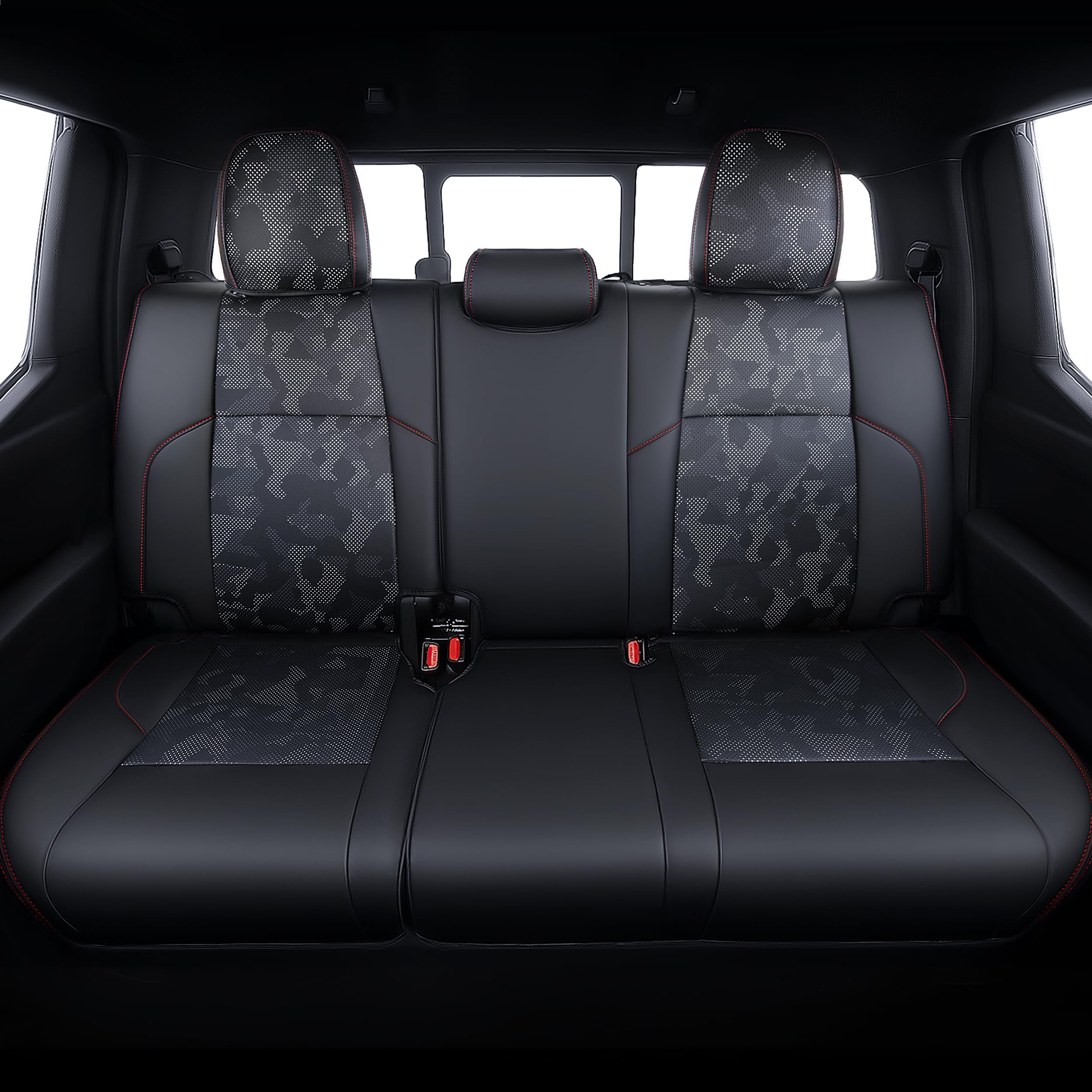Carlimeki Tacoma Gen 4 rear seat covers guard rear upholstery from wear.