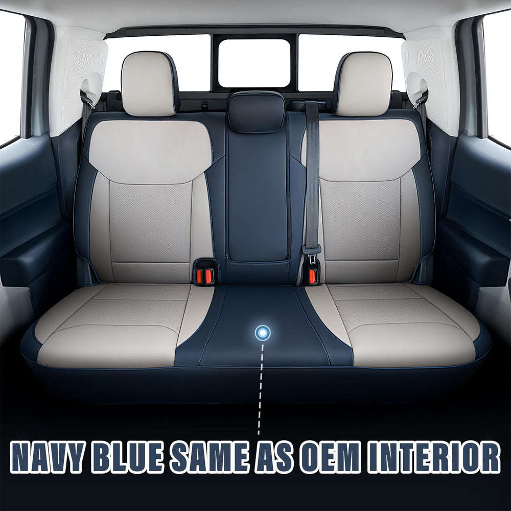 Carlimeki premium faux leather finish on Maverick seats for longevity.